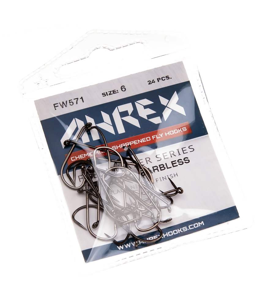 Ahrex Fw571 Dry Long Barbless #4 Trout Fly Tying Hooks